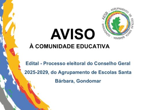 Aviso à comunidade educativa