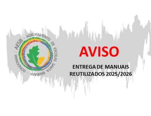 AVISO – MANUAIS ESCOLARES