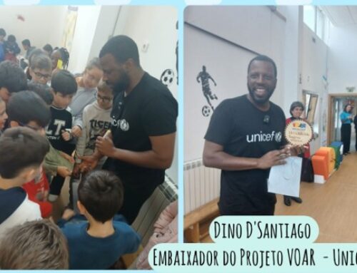 Dino D’Santiago leva entusiasmo e inspiração à Escola EB1 da Bela Vista como embaixador do Projeto VOAR – UNICEF