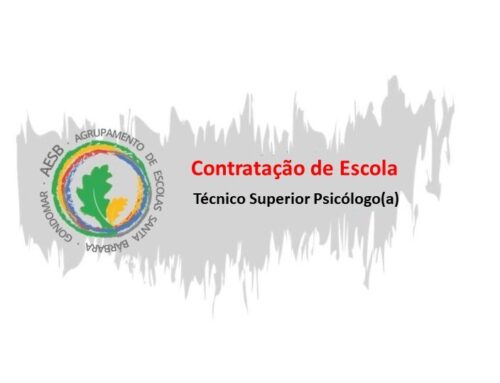 Contratação de Escola – Técnico superior Psicólogo(a)
